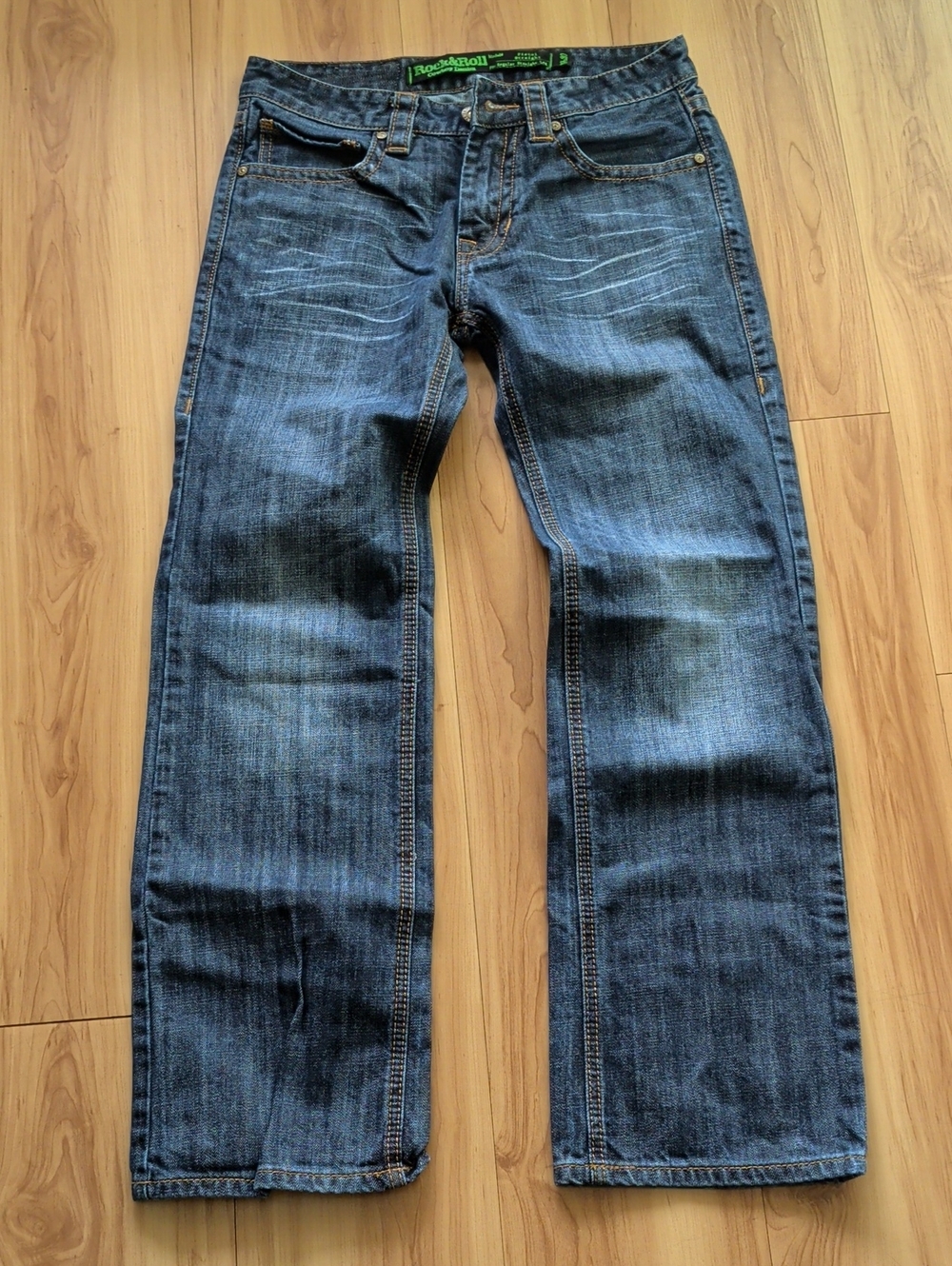 Indigo Blue Men’s Straight Jeans